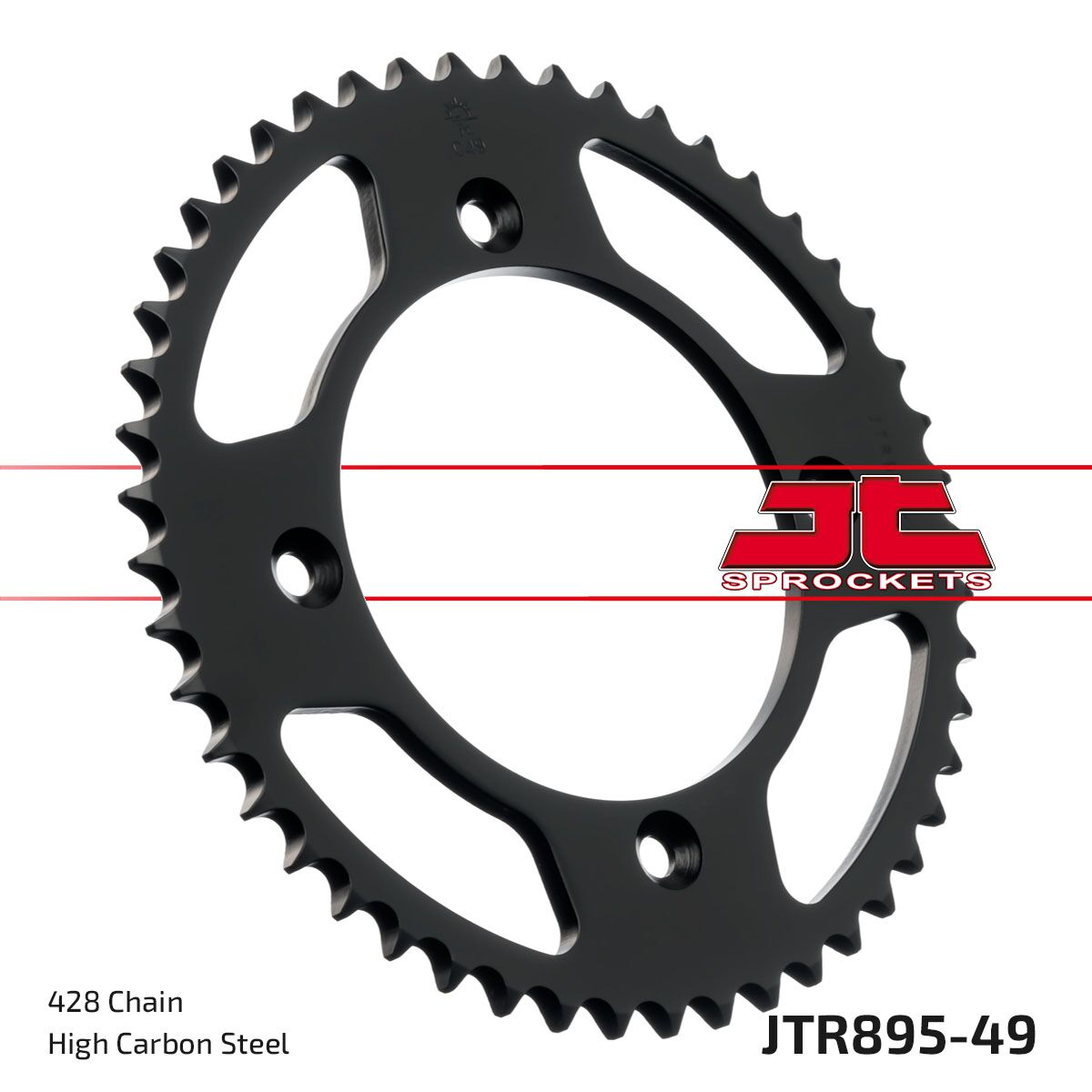 Jt Sprockets Sprocket Rear 49 T 428 Blk