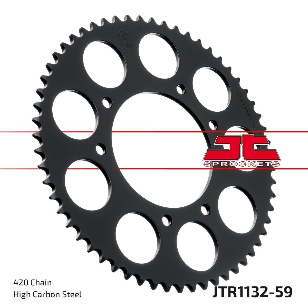 Jt Sprockets Sprocket Rear 420 59 T
