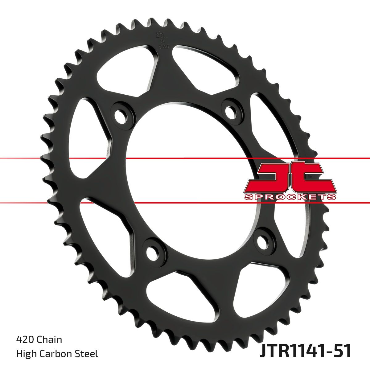 Jt Sprockets Sprocket Rear 420 51 T