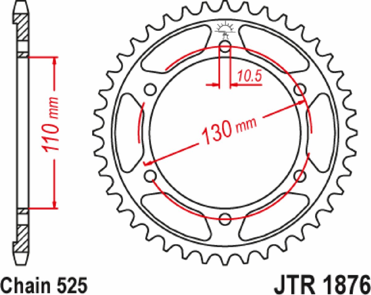 Jt Sprockets Sprocket Rr Yamaha 42 T