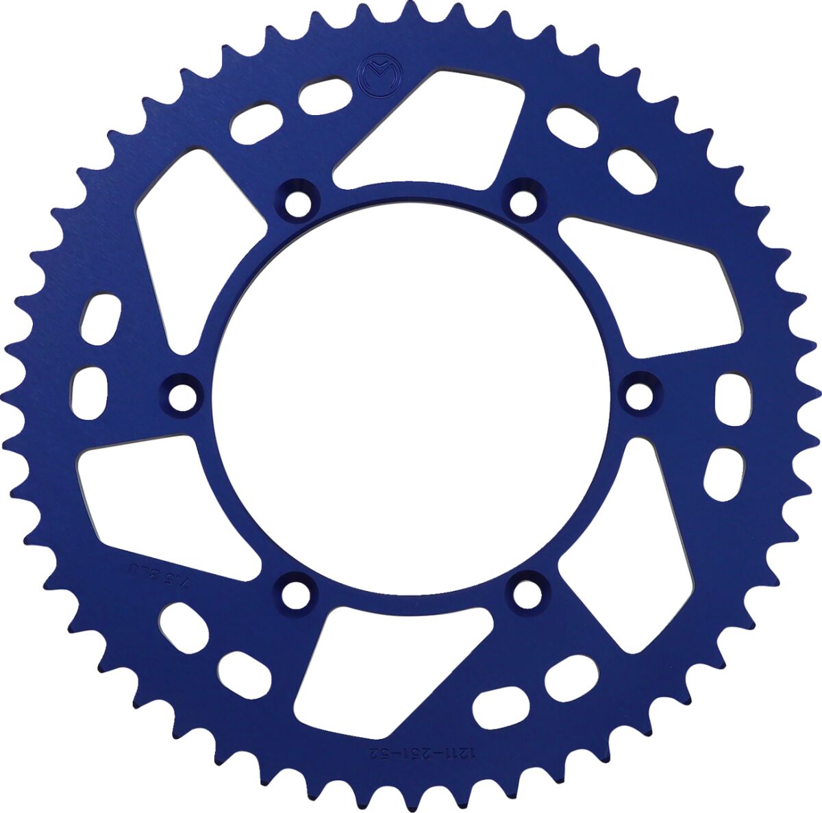 Moose Offroad Hard Parts Sprocket Alu Mse Yam 52 T Blue