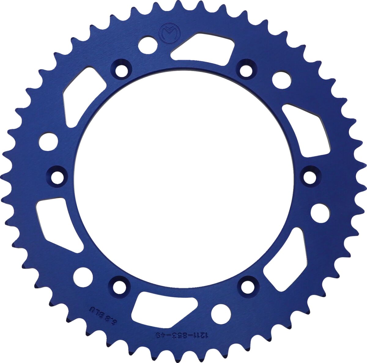 Moose Offroad Hard Parts Sprocket Alu Mse Yam 49 T Blue