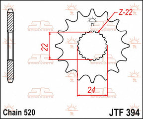 Jt Sprockets Sprocket Front 15 T 520