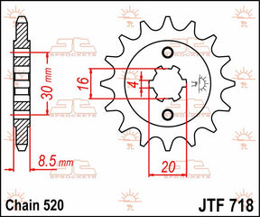Jt Sprockets Sprocket Front 12 T 520