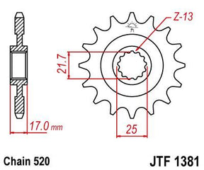 Jt Sprockets Sprocket Front 15 T 520