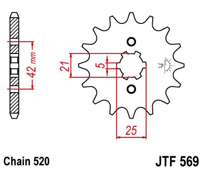 Jt Sprockets Sprocket Front 18 T 520