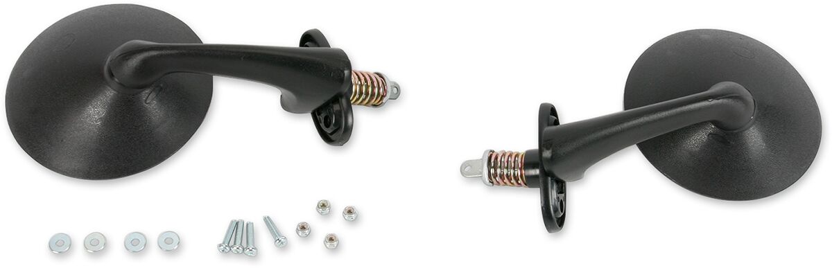 Parts Unlimited Mirrors Sprng Loaded Set
