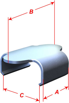 Camso Track Clip Flat 107