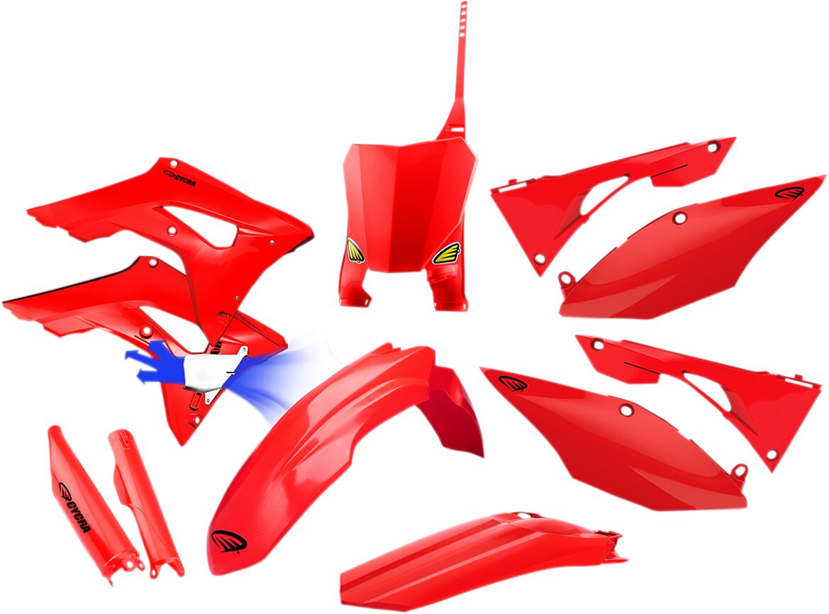 Cycra P Flow Bodykit Crf450 17 Red