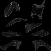 Cycra 5 Piece Body Replica Kit Black