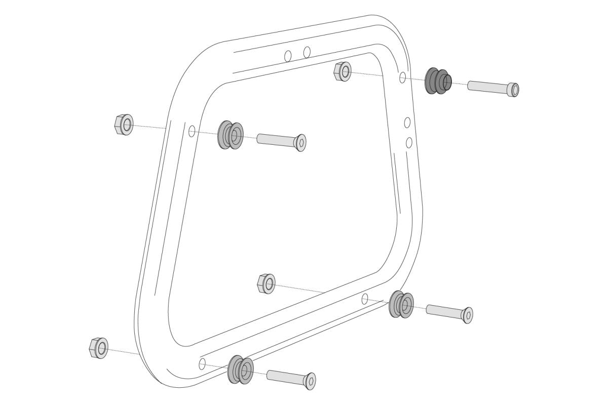 Sw Motech Adapter Kit For Evo Carri
