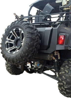 Moose Offroad Four Wheel Spare Tire Mount 2 Hitch