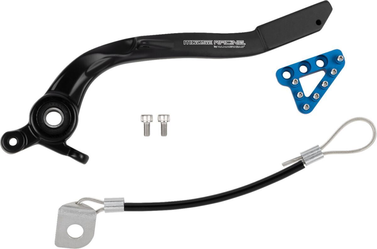 Moose Offroad Hard Parts Forged Brake Pedal Blue