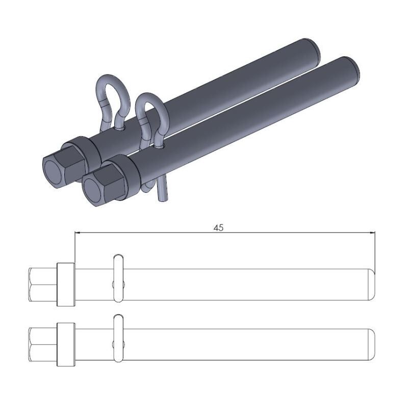 Moto Master Brake Pad Pin