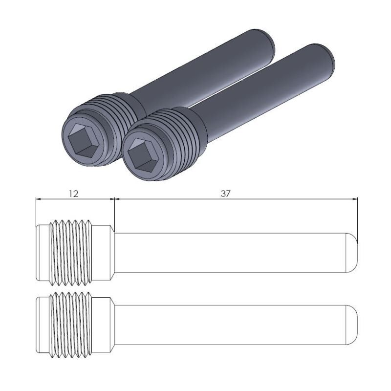 Moto Master Brake Pad Pin