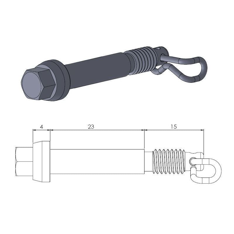 Moto Master Brake Pad Pin