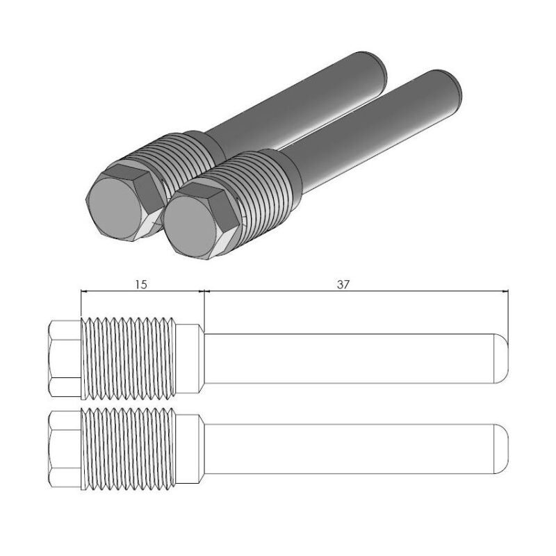 Moto Master Brake Pad Pin
