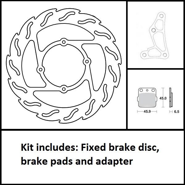 Moto Master Brake Kit Front Fix 260 Mm