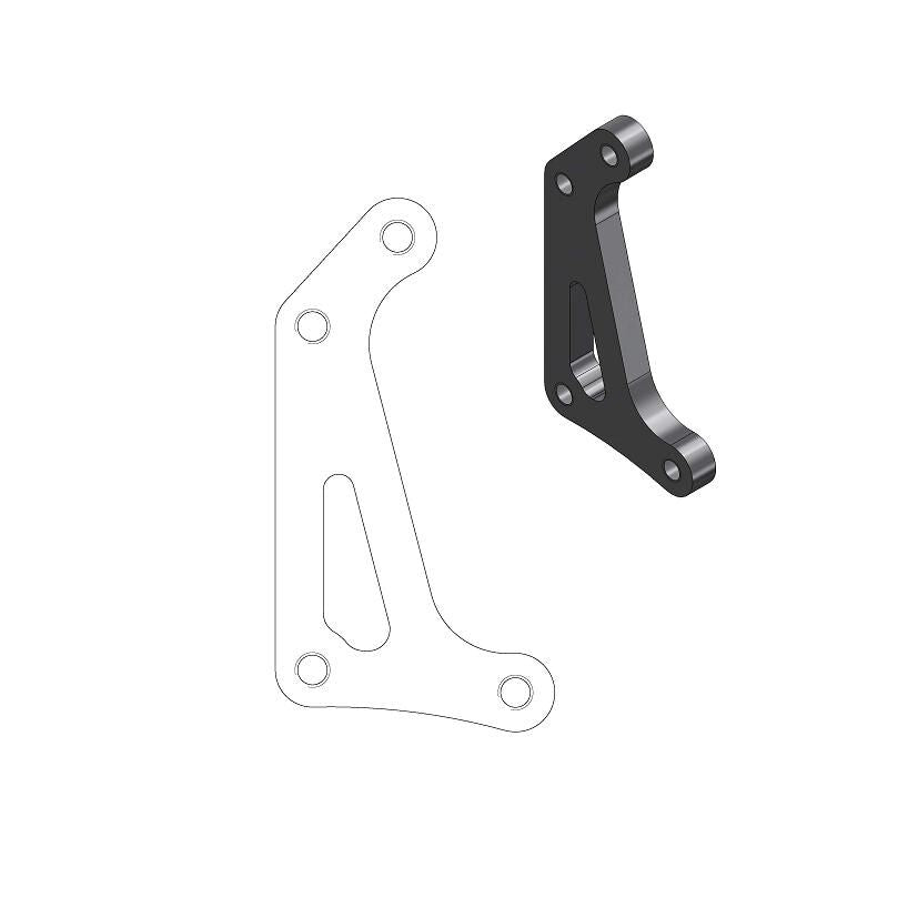 Moto Master Brake Caliper Adaptor Sm