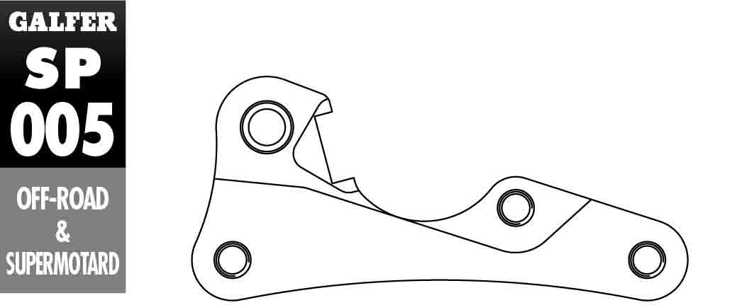 Galfer Brake Caliper Adaptor
