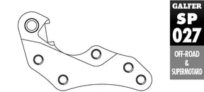 Galfer Brake Caliper Adaptor