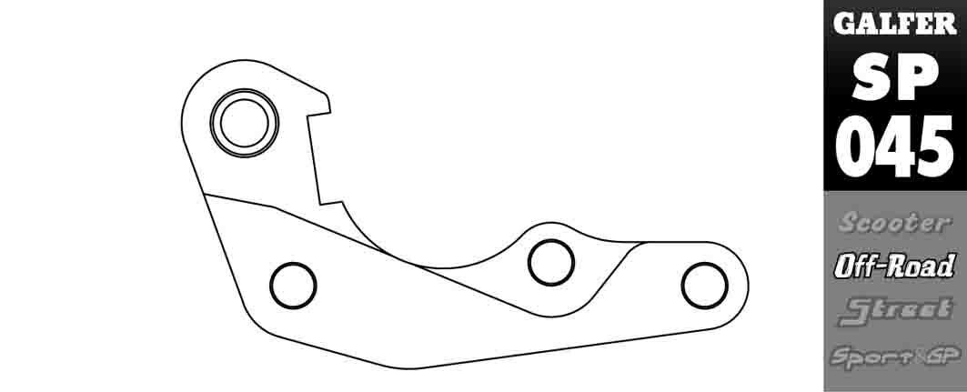 Galfer Brake Caliper Adaptor