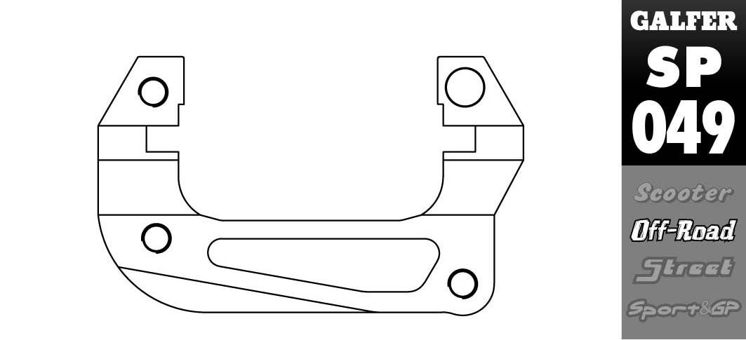 Galfer Brake Caliper Adaptor
