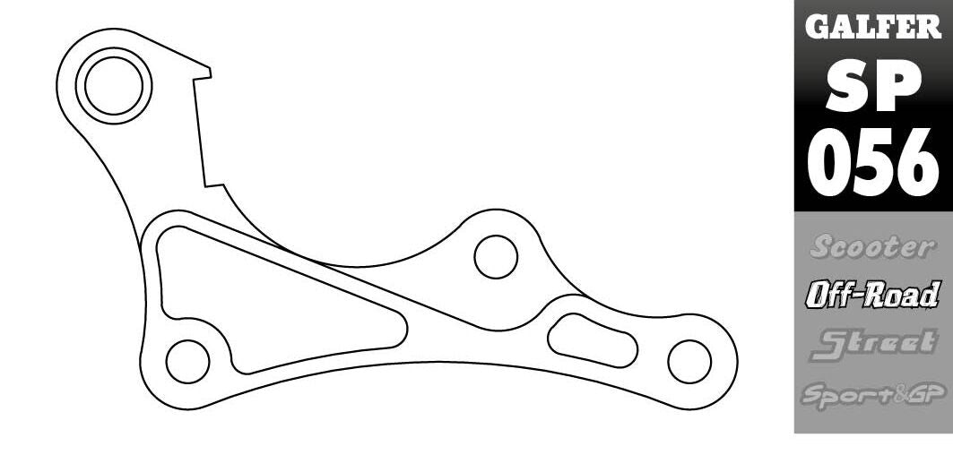 Galfer Brake Caliper Adaptor