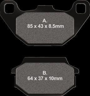 Ebc Brake Pad Fa Ser Organic