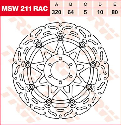 Trw Rotor Trw Msw211 Rac