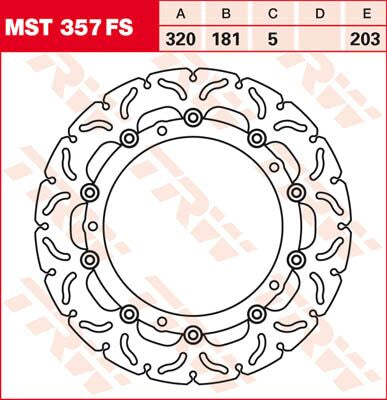 Trw Rotor Trw Mst357 Fs