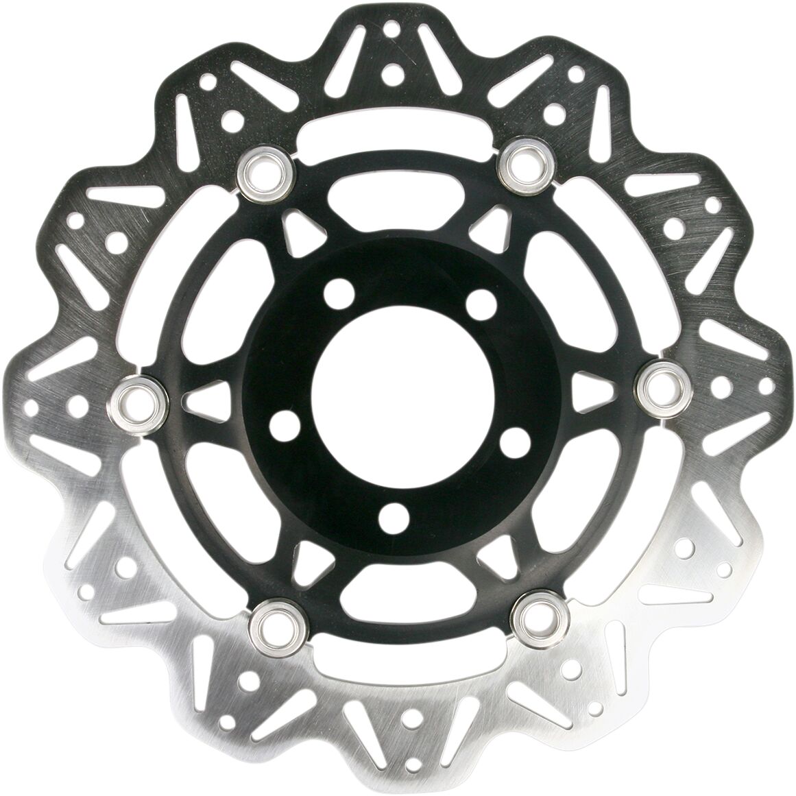 Ebc Brake Rtr Flt Vee Wave Blk Fr
