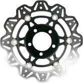 Ebc Brake Rtr Flt Vee Wave Blk Fr