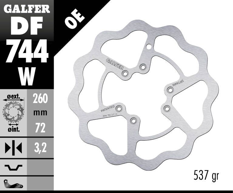 Galfer Brake Disc Fixed Wave