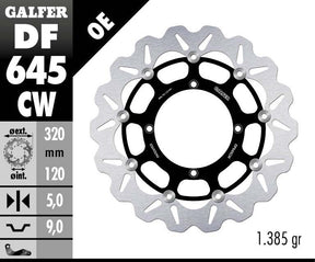 Galfer Brake Disc Float Wave