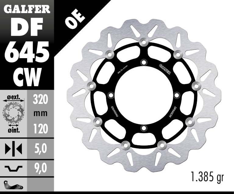 Galfer Brake Disc Float Wave