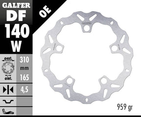 Galfer Brake Disc Wave Fixed