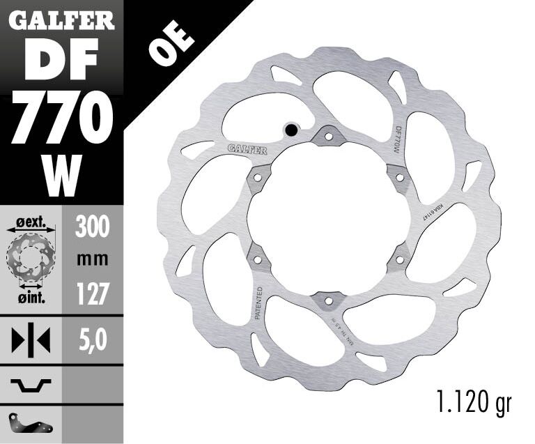 Galfer Brake Disc Wave Fixed