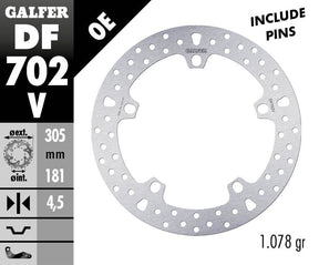 Galfer Brake Disc Round Fixed