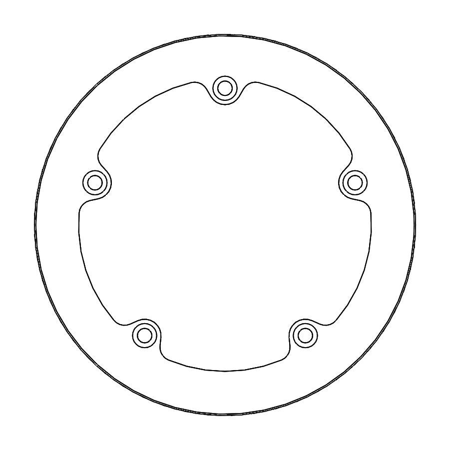 Moto Master Brake Disc Halo Mud Rear Bmw