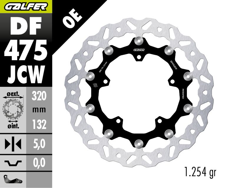 Galfer Brake Disc Wave Floatech