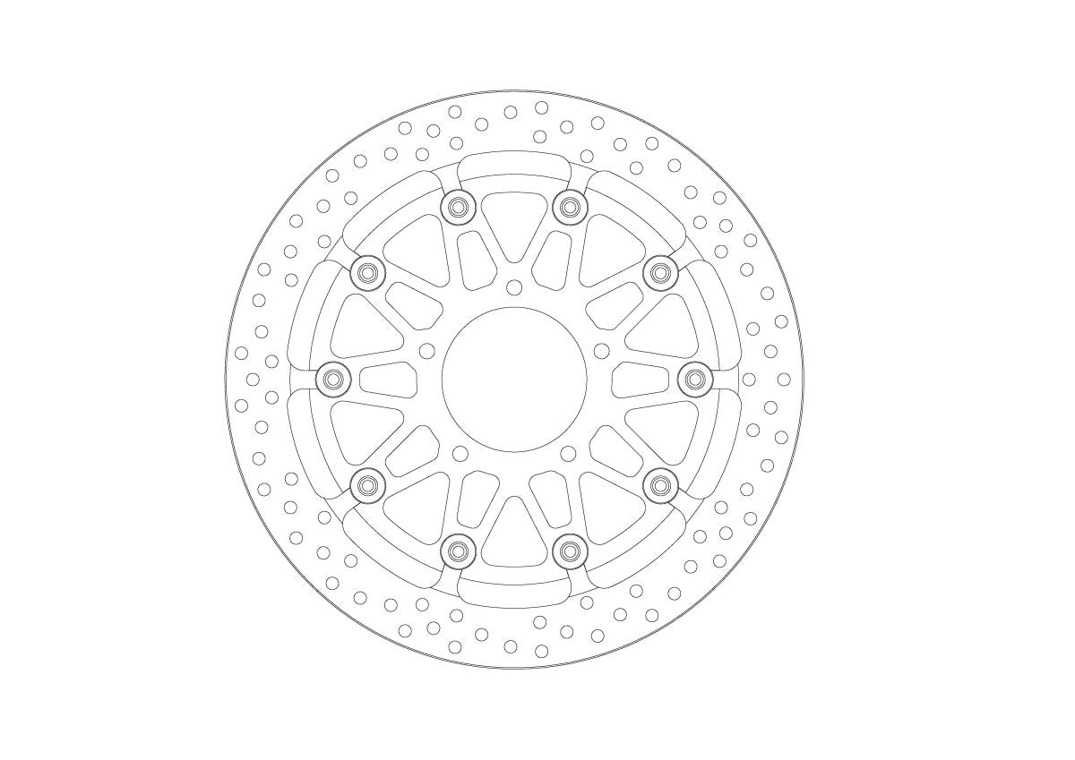 Moto Master Brake Disc Halo T Floater Ft