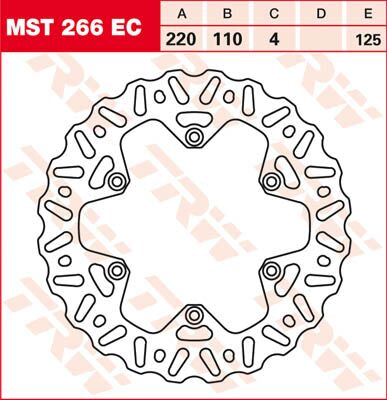 Trw Brake Rotor Fix Wave L/R