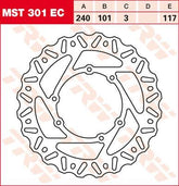 Trw Brake Rotor Fix Wave L/R Mx