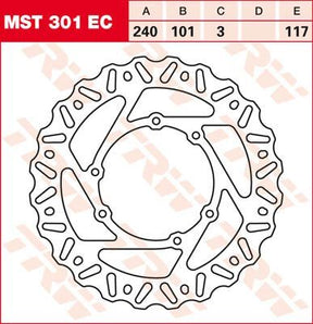 Trw Brake Rotor Fix Wave L/R Mx