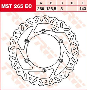 Trw Brake Rotor Fix Wave L/R
