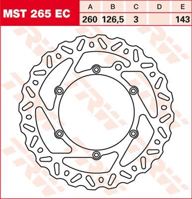 Trw Brake Rotor Fix Wave L/R