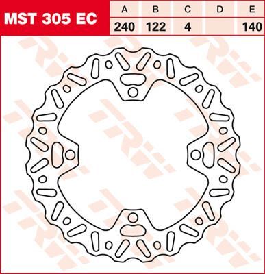 Trw Brake Rotor Fix Wave L/R