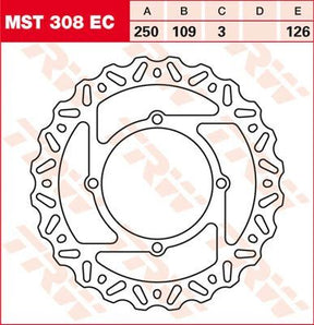 Trw Brake Rotor Fix Wave L/R