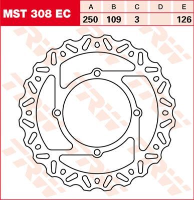 Trw Brake Rotor Fix Wave L/R